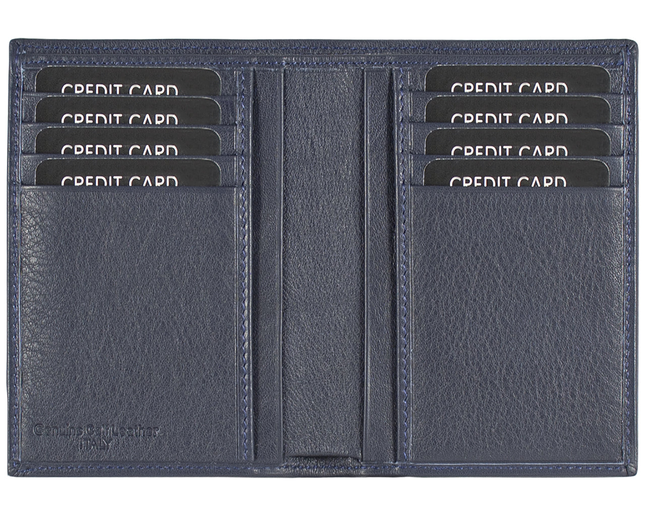 Portafoglio Uomo Verticale con P/CC in Pelle Morbida – Giulio