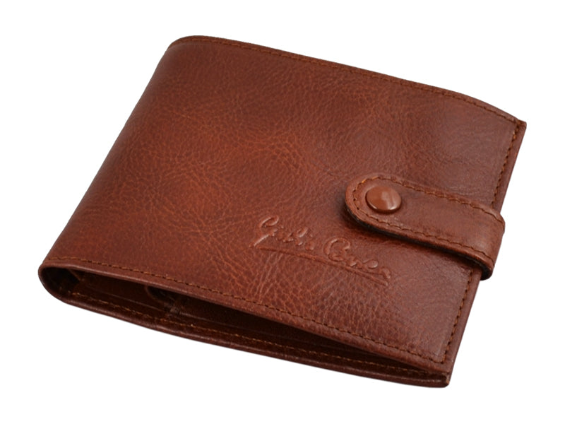 Portafoglio Uomo In Pelle D'agnello Paul Walter, Nero, Bifold Con Cerniera E Finestra ID - Foto 4