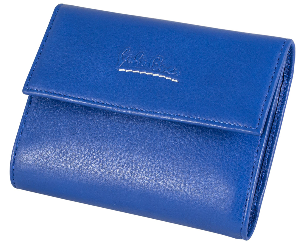 Mini Portafoglio Da Donna In Tela Blu – Stile Bohémien, 2 Scomparti Con Zip, 13x10 Cm, Leggero, Ricamato A Mano, Per Monete E Carte
